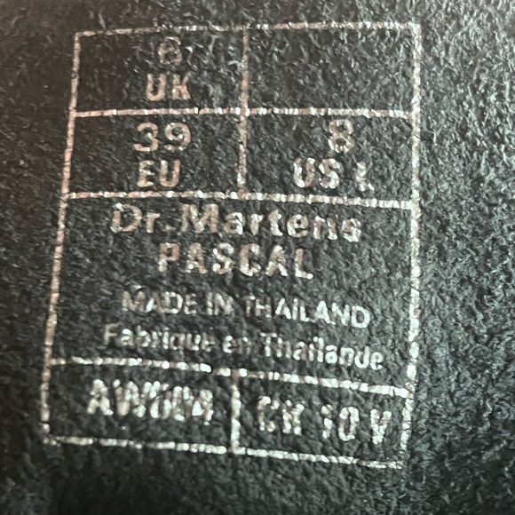 1460 Women’s Pascal Virginia Leather Doc Marten boots - Picture 7 of 7